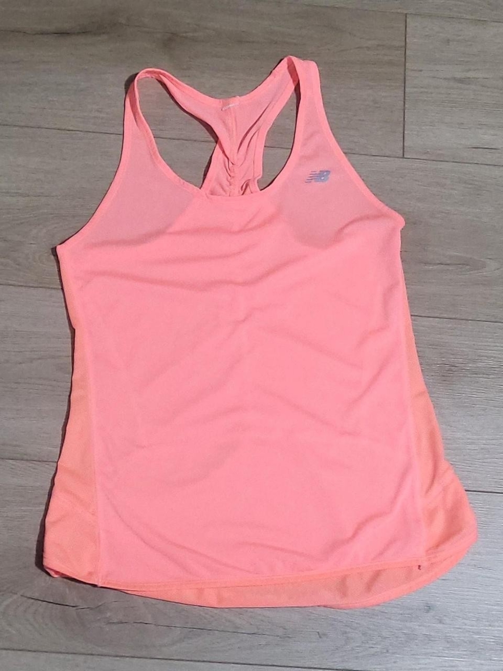 New Balance Coral Pink Racerback Athletic Tank